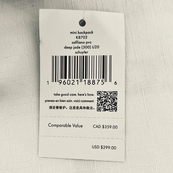 Kate Spade~New York / Mini / Shoulder Backpack - Picture 9 of 12